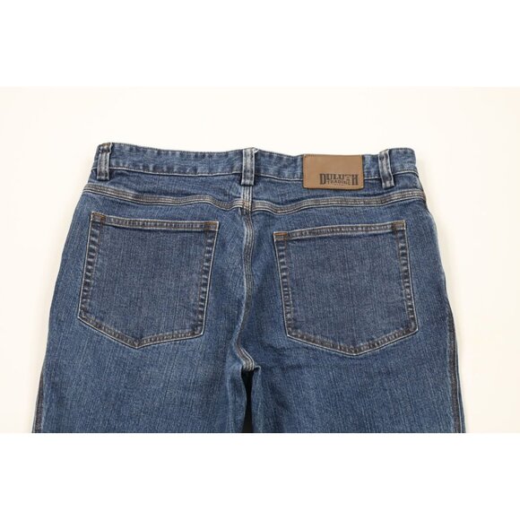 Duluth Trading Co Mens 34x32 Standard Fit Flex Ballroom Workwear Denim Jeans - Picture 10 of 12